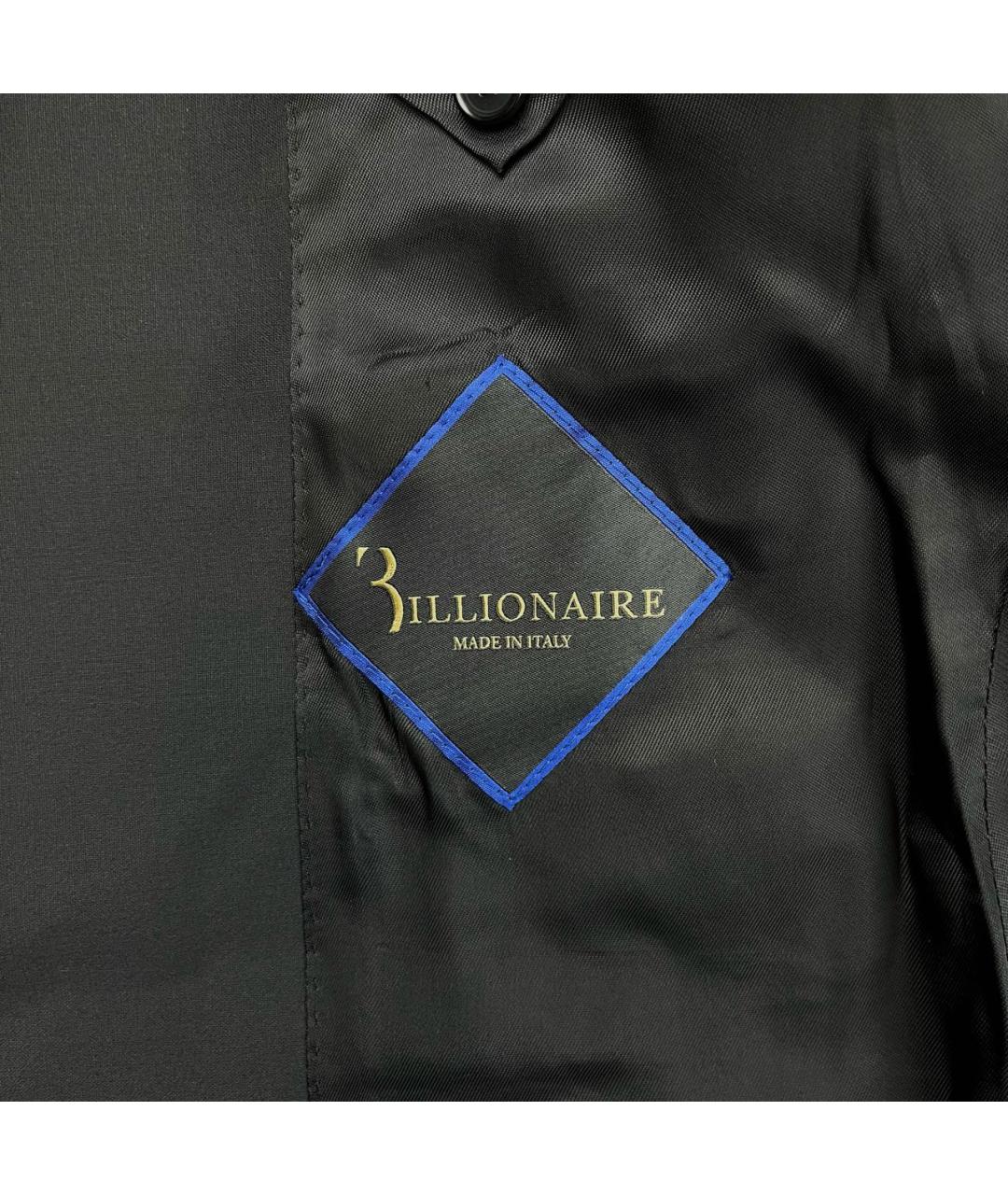 BILLIONAIRE Черный хлопковый пиджак, фото 6
