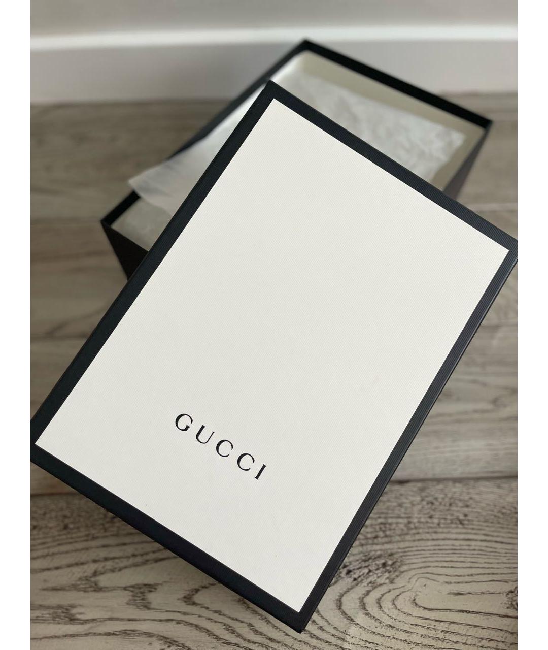 GUCCI Розовые кожаные босоножки, фото 7