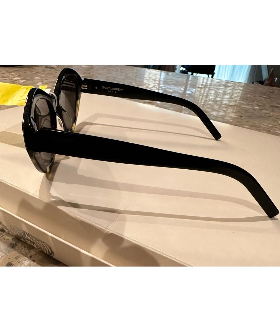 SAINT LAURENT Пластиковые солнцезащитные очки, фото 5