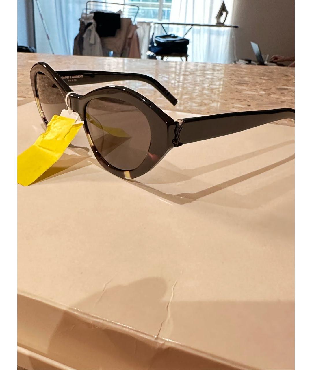 SAINT LAURENT Пластиковые солнцезащитные очки, фото 6