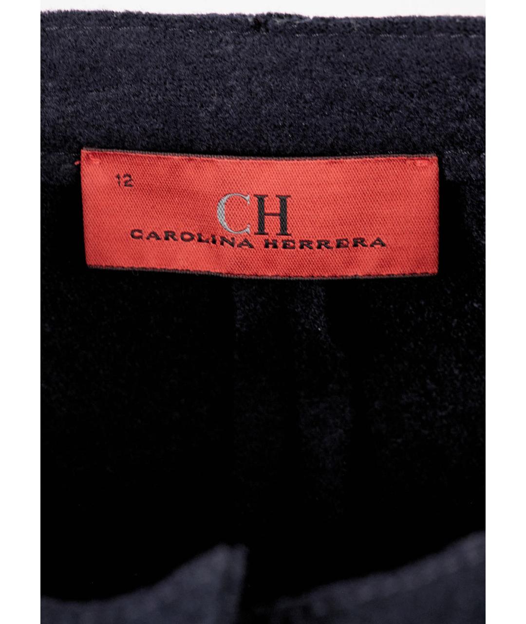 CAROLINA HERRERA Черный шерстяной жакет/пиджак, фото 3