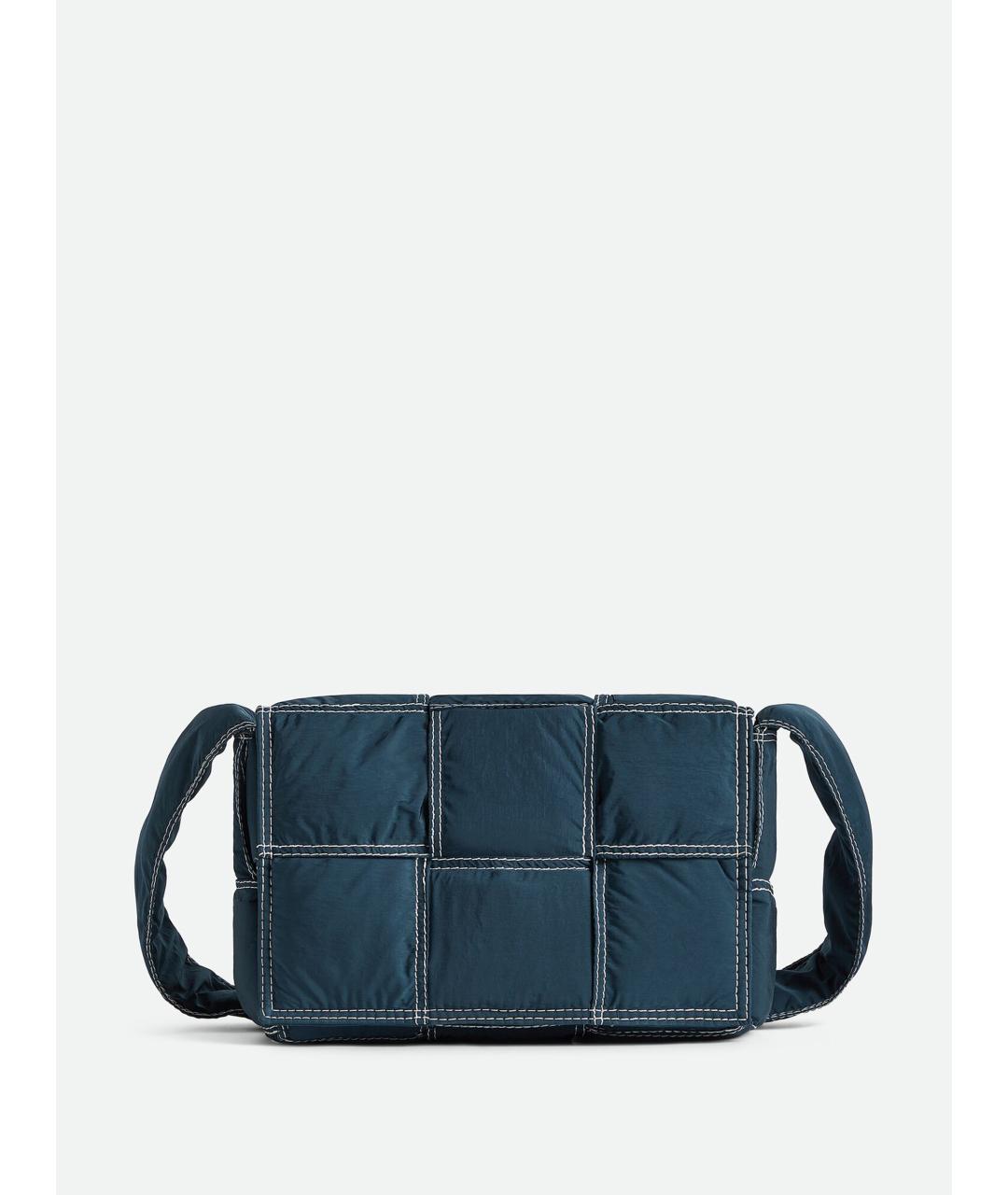 BOTTEGA VENETA Синяя сумка на плечо, фото 8