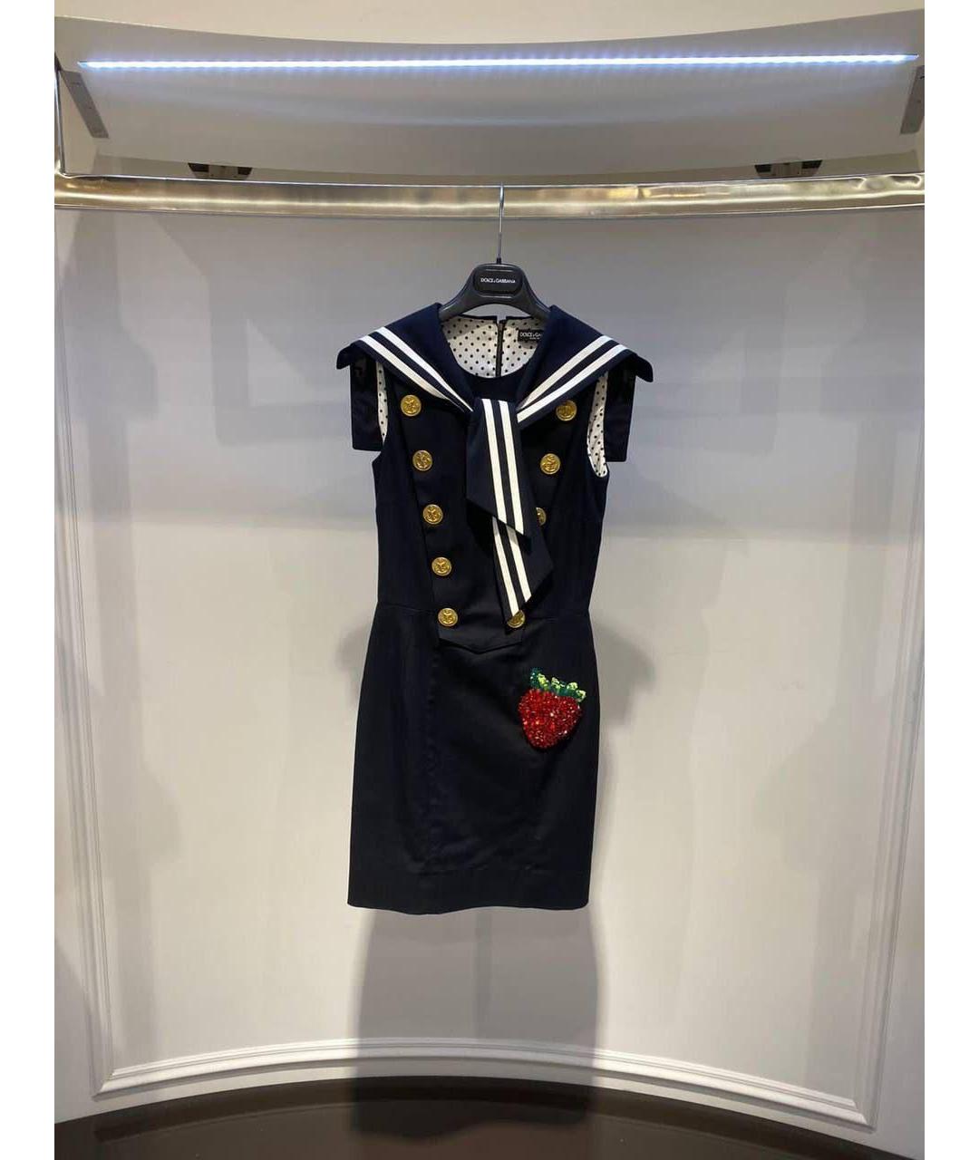 DOLCE&GABBANA Мульти повседневное платье, фото 4