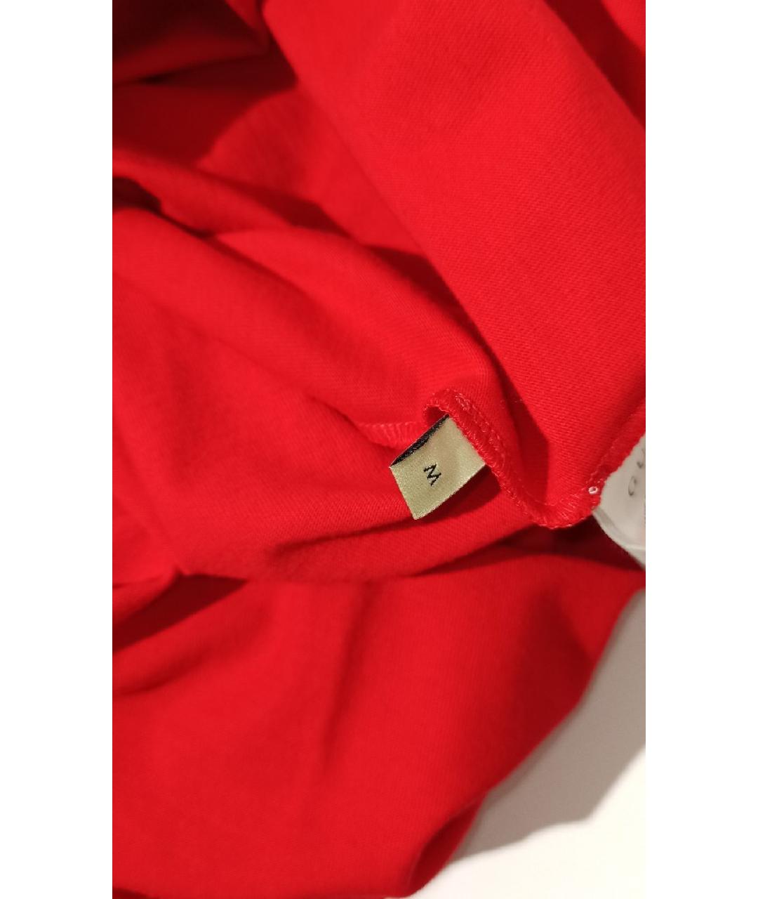 GUCCI Красное хлопковое платье, фото 8
