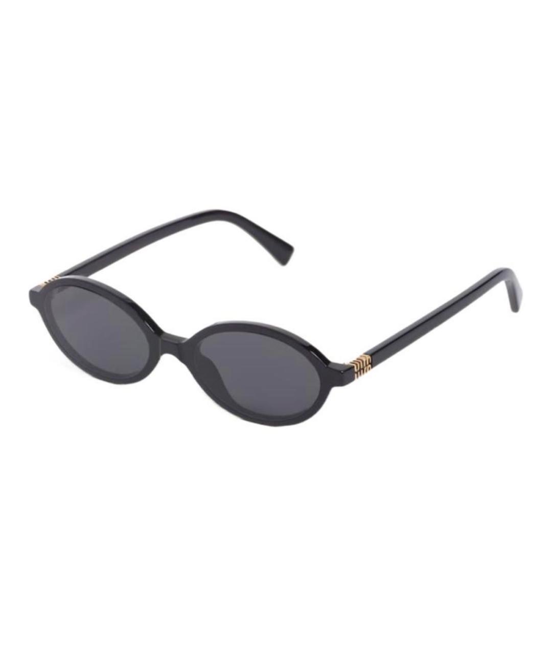 MIU MIU Черные солнцезащитные очки, фото 1