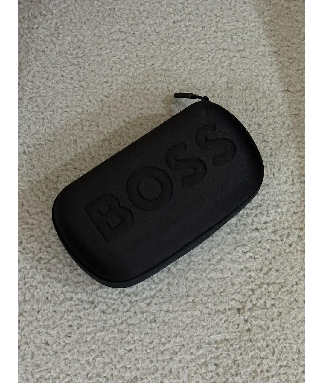 HUGO BOSS Черные пластиковые солнцезащитные очки, фото 4