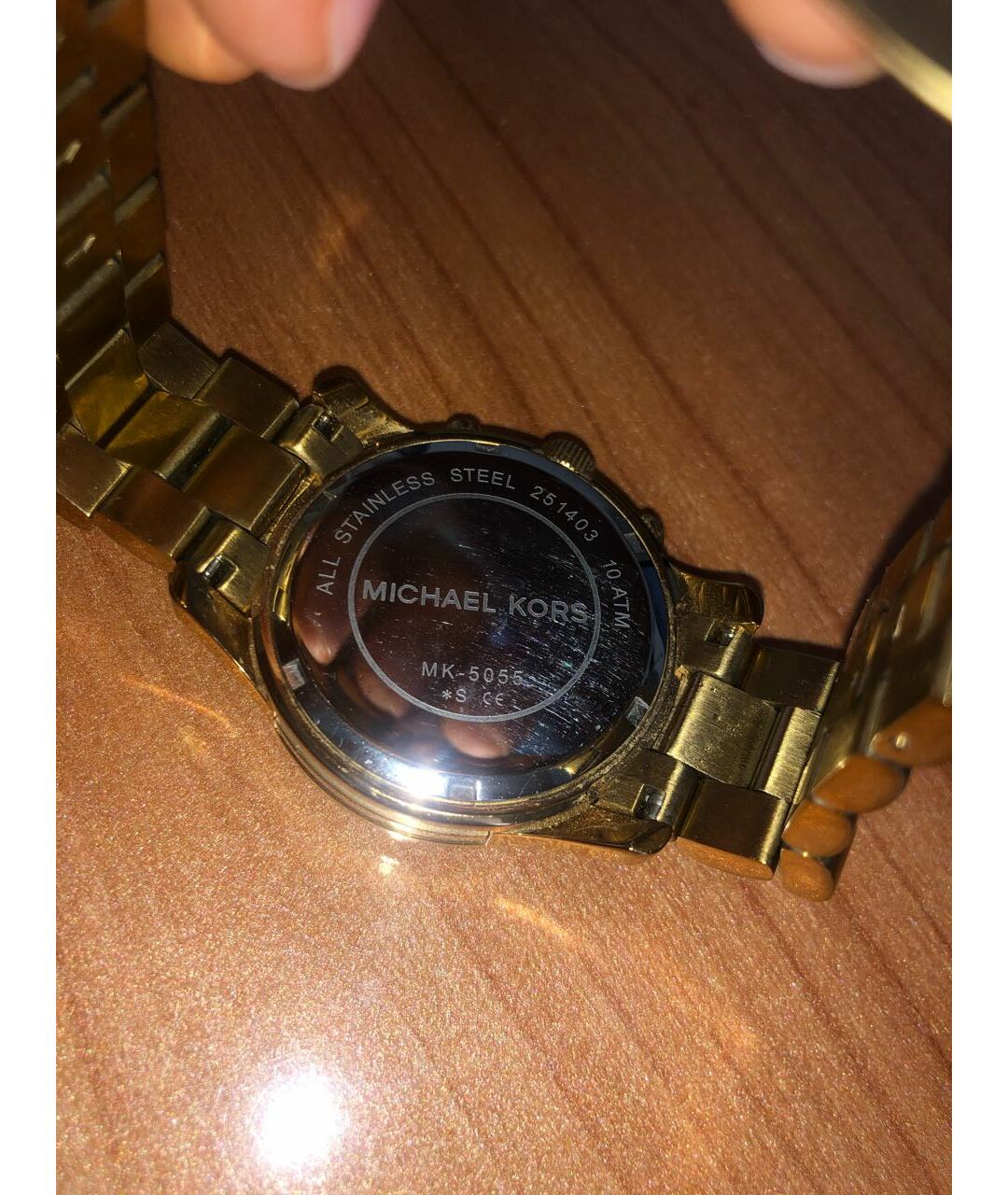 MICHAEL KORS Золотые часы, фото 3