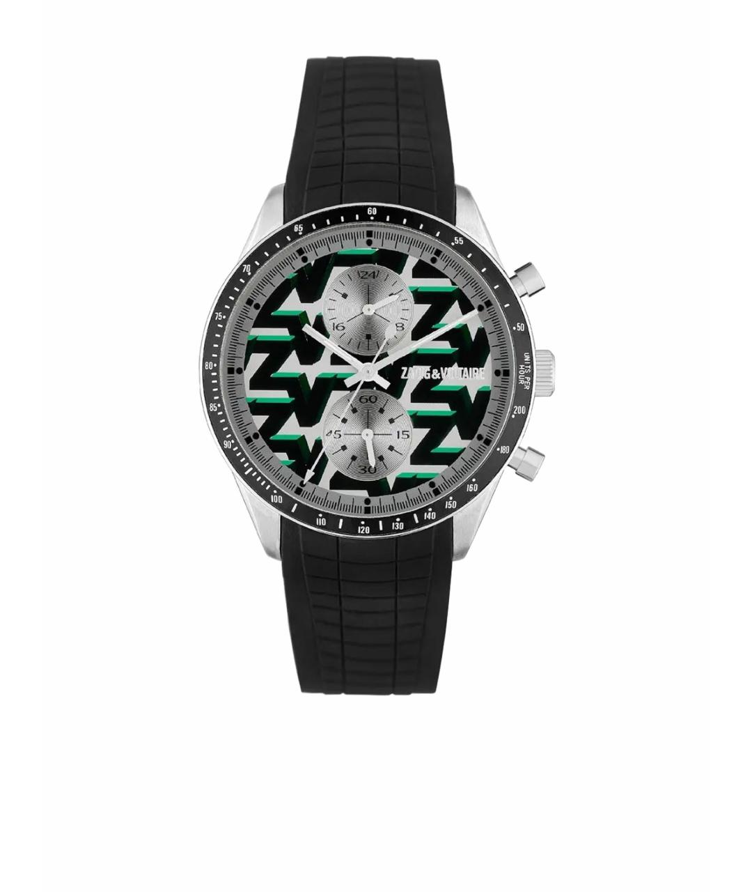 ZADIG & VOLTAIRE Черные стальные часы, фото 1