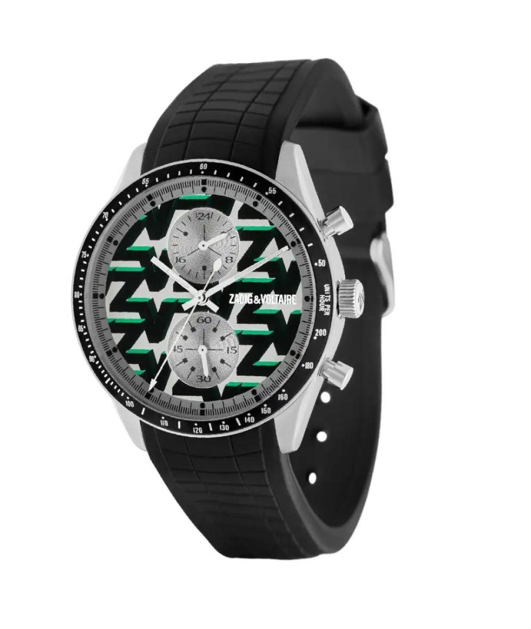 ZADIG & VOLTAIRE Черные стальные часы, фото 2