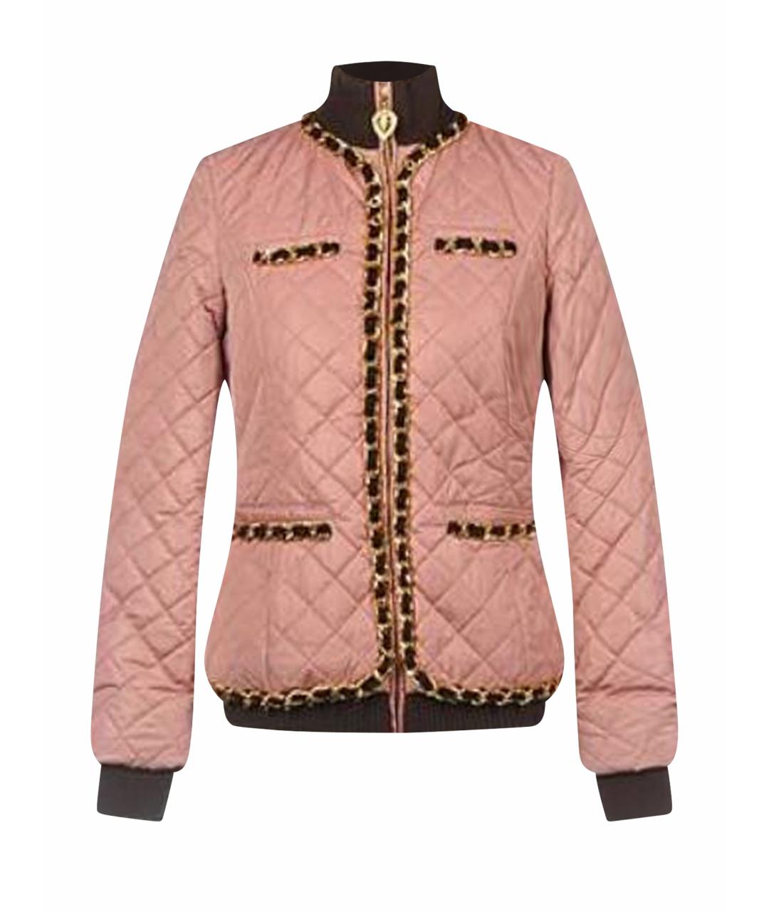 LOVE MOSCHINO Розовая куртка, фото 1