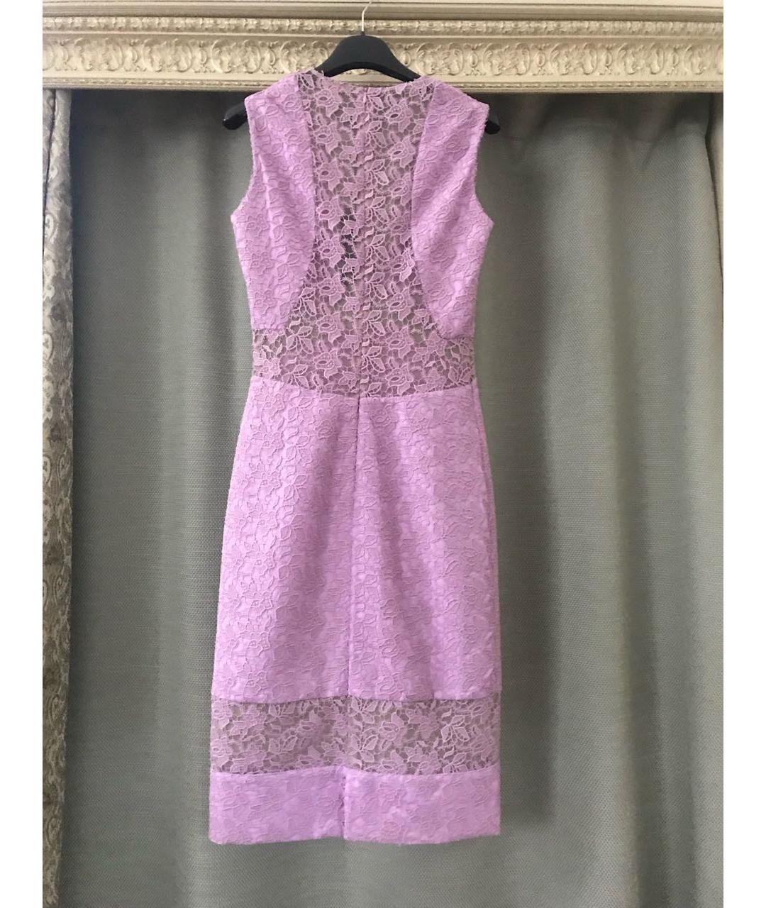 ERMANNO SCERVINO Розовое полиэстеровое вечернее платье, фото 7