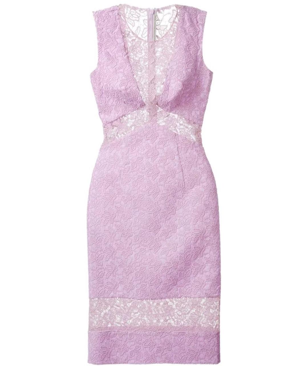 ERMANNO SCERVINO Розовое полиэстеровое вечернее платье, фото 1