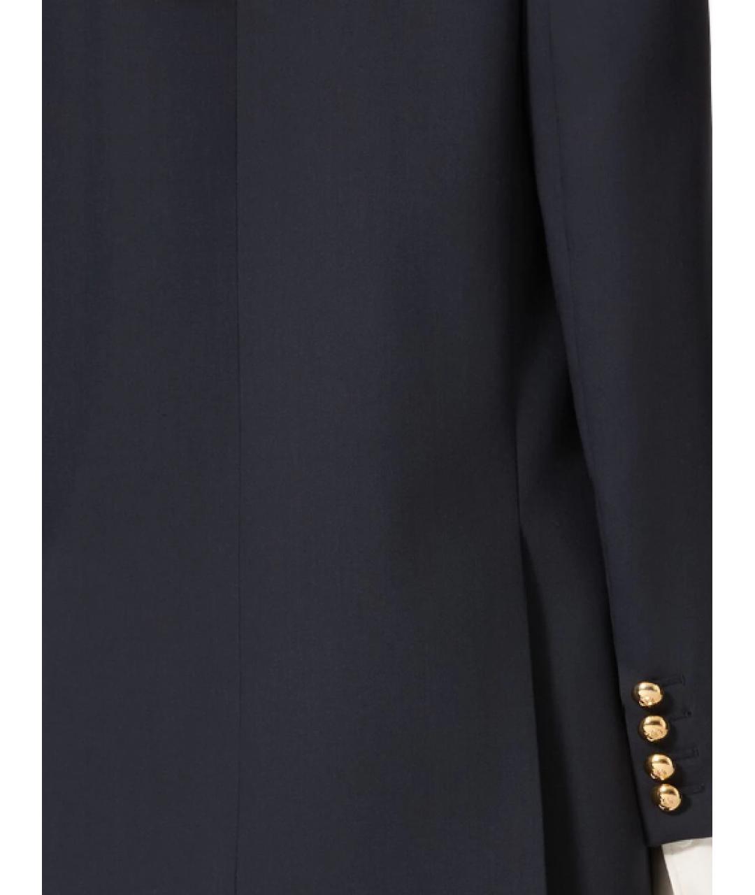 VALENTINO Темно-синий шерстяной жакет/пиджак, фото 3