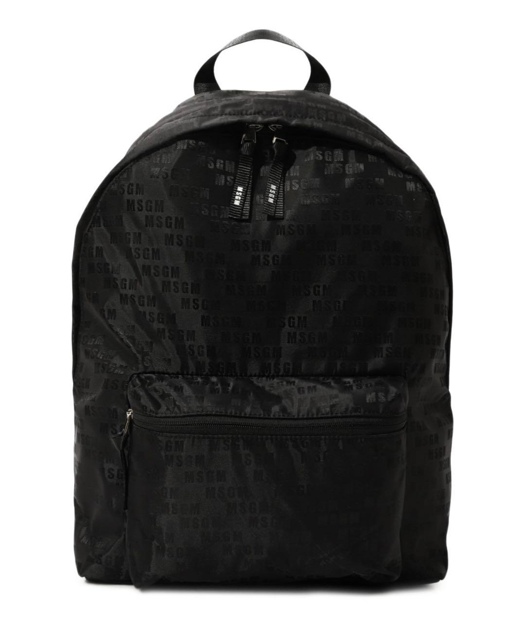 MSGM Черный тканевый рюкзак, фото 7
