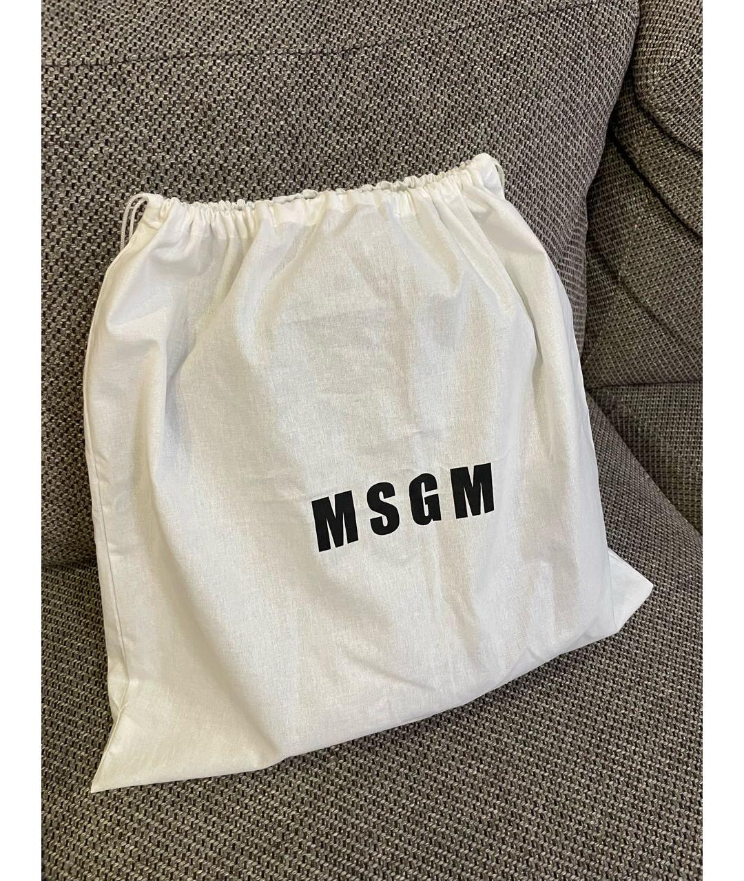 MSGM Черный тканевый рюкзак, фото 6