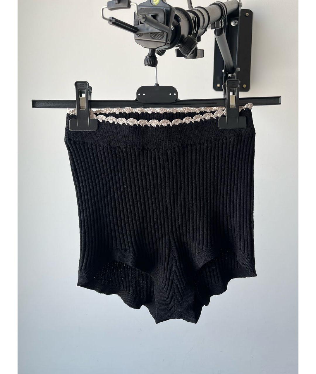 SANDRO Черные вискозные шорты, фото 7