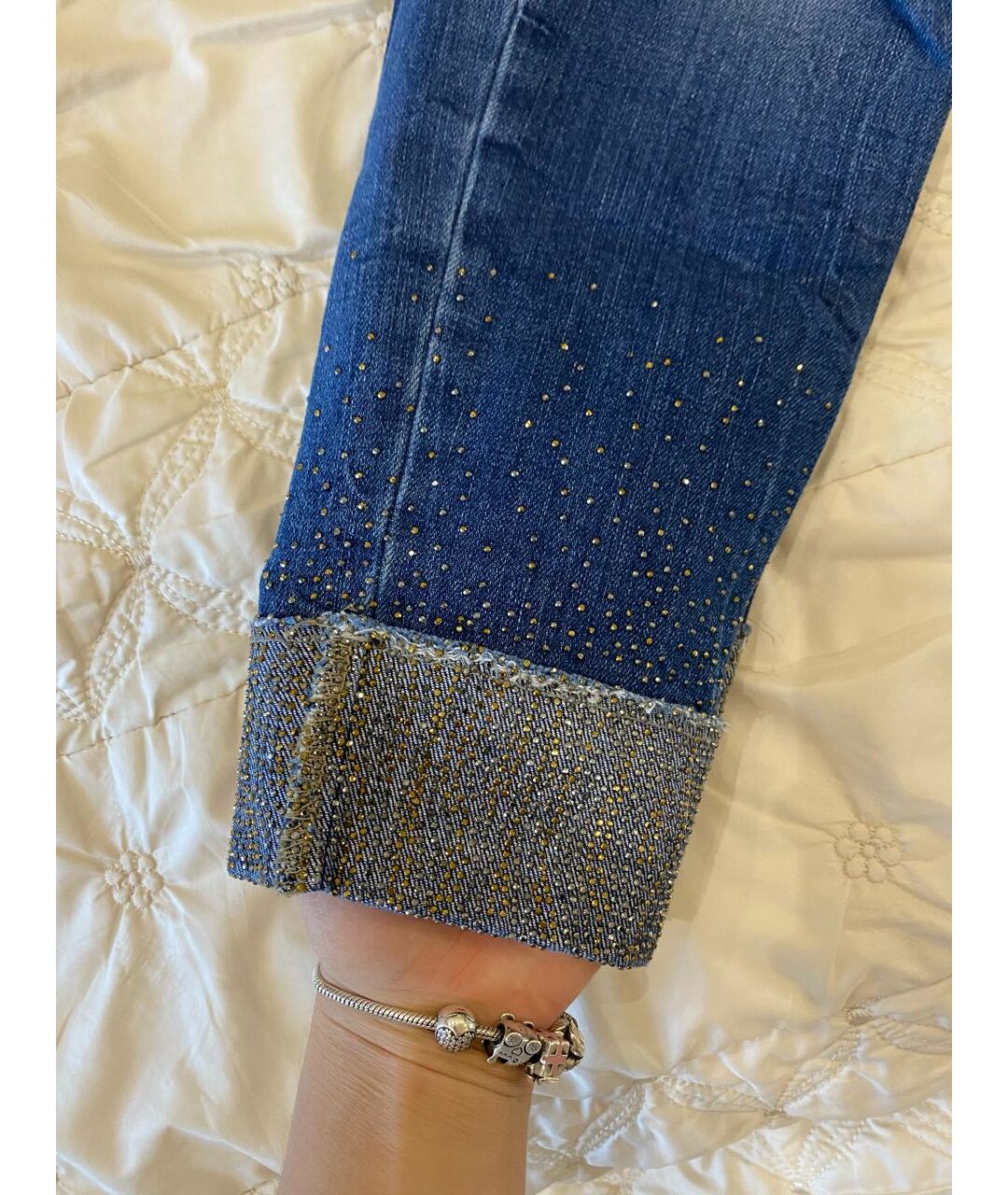 LIU JO Синие хлопковые джинсы слим, фото 3