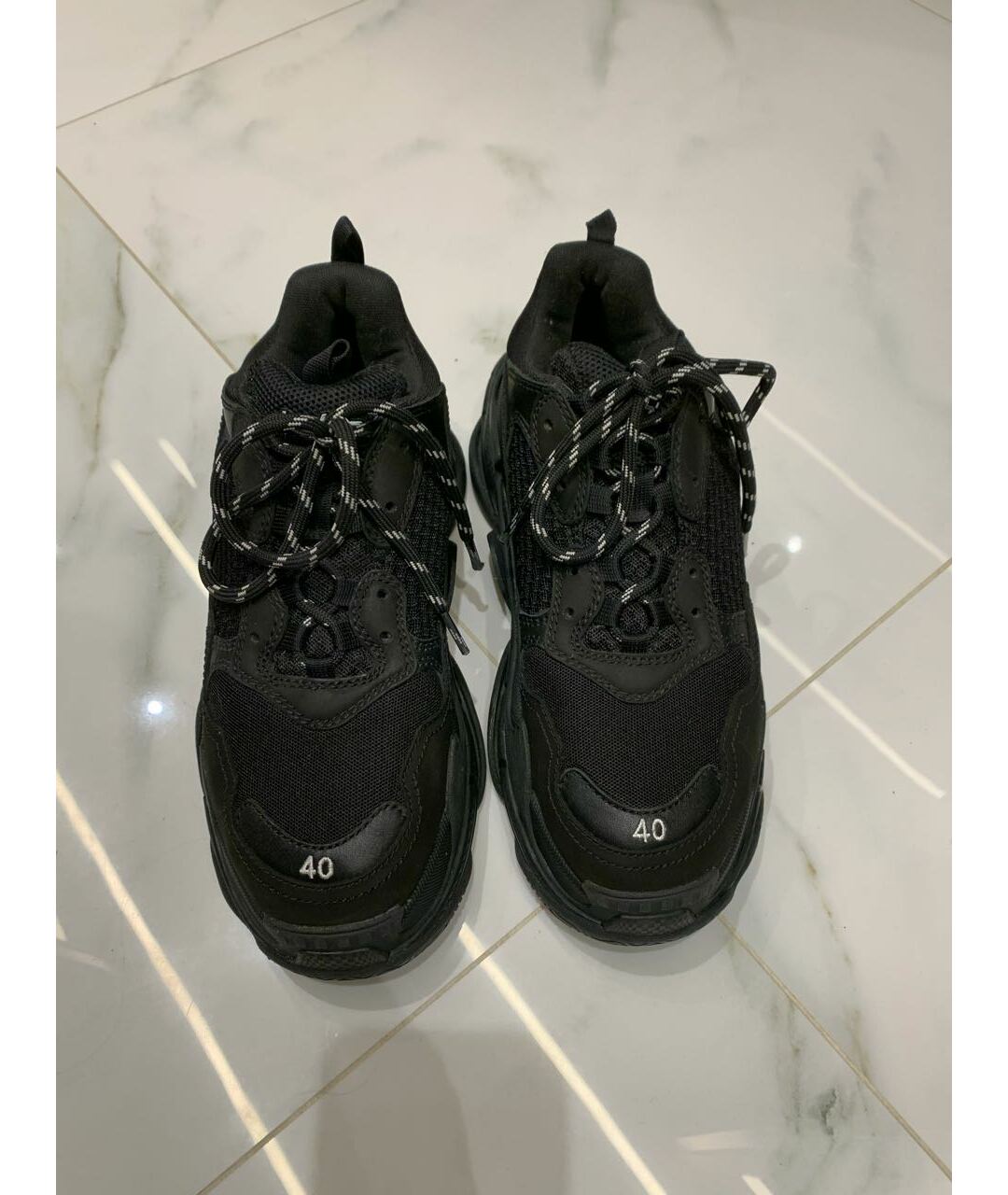 BALENCIAGA Черные кроссовки, фото 2