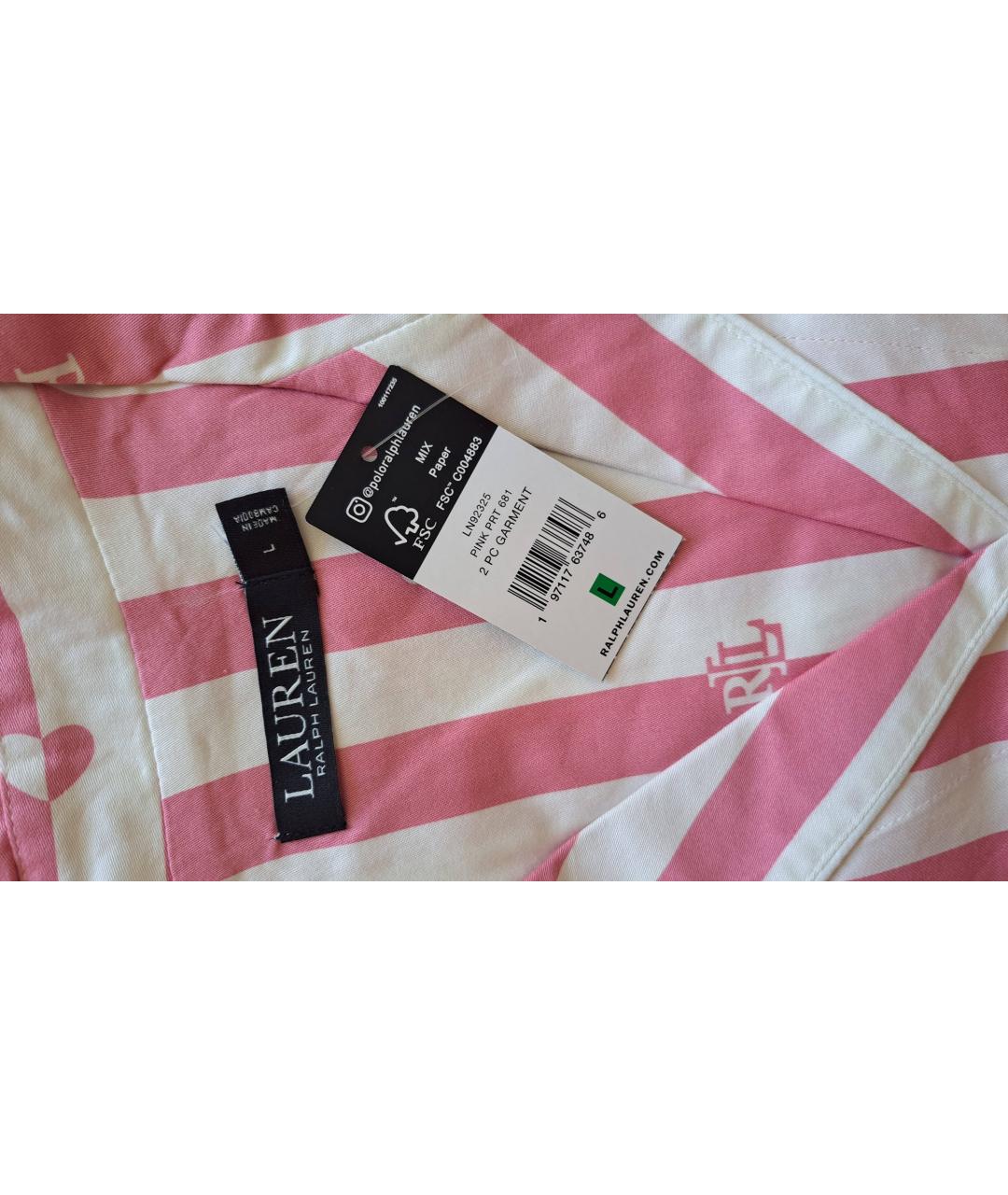 RALPH LAUREN Розовая пижамы и сорочки, фото 7