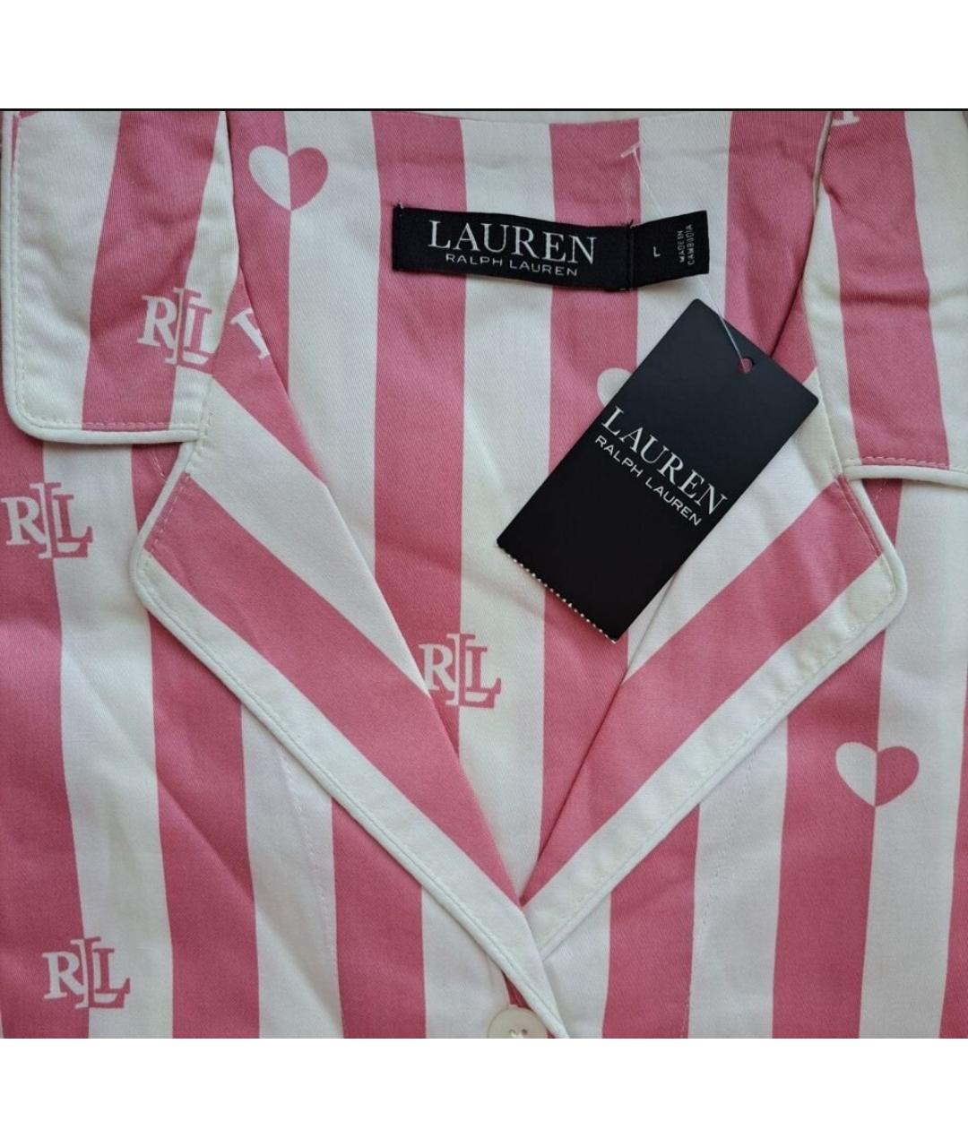 RALPH LAUREN Розовая пижамы и сорочки, фото 4