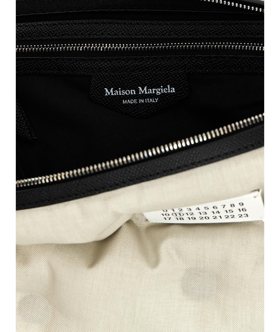 MAISON MARGIELA Серая синтетическая сумка на плечо, фото 4