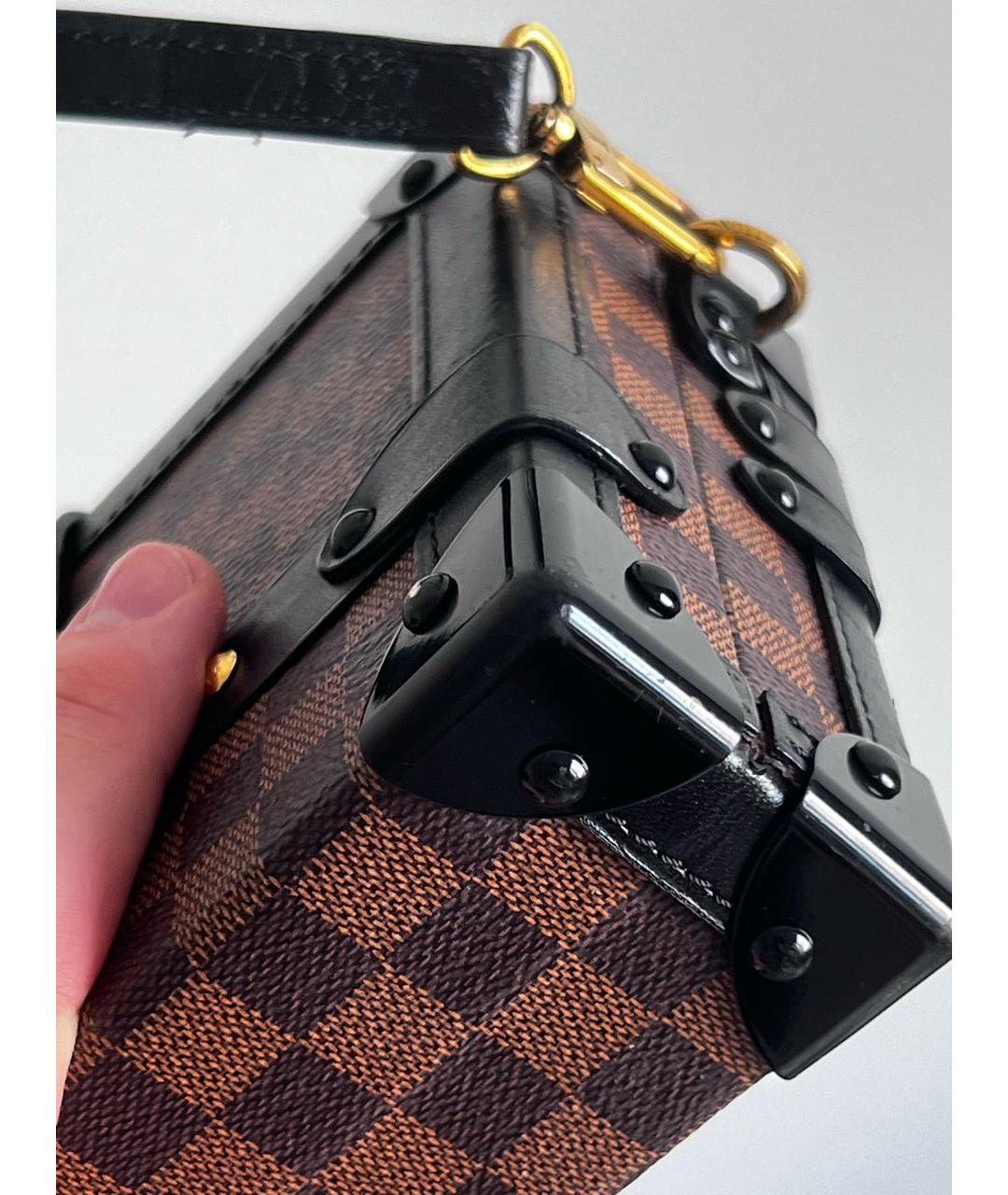 LOUIS VUITTON Коричневая сумка через плечо, фото 3