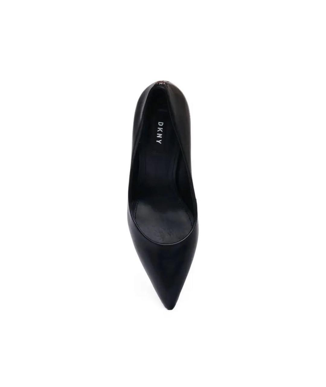 DKNY Черные кожаные туфли, фото 2
