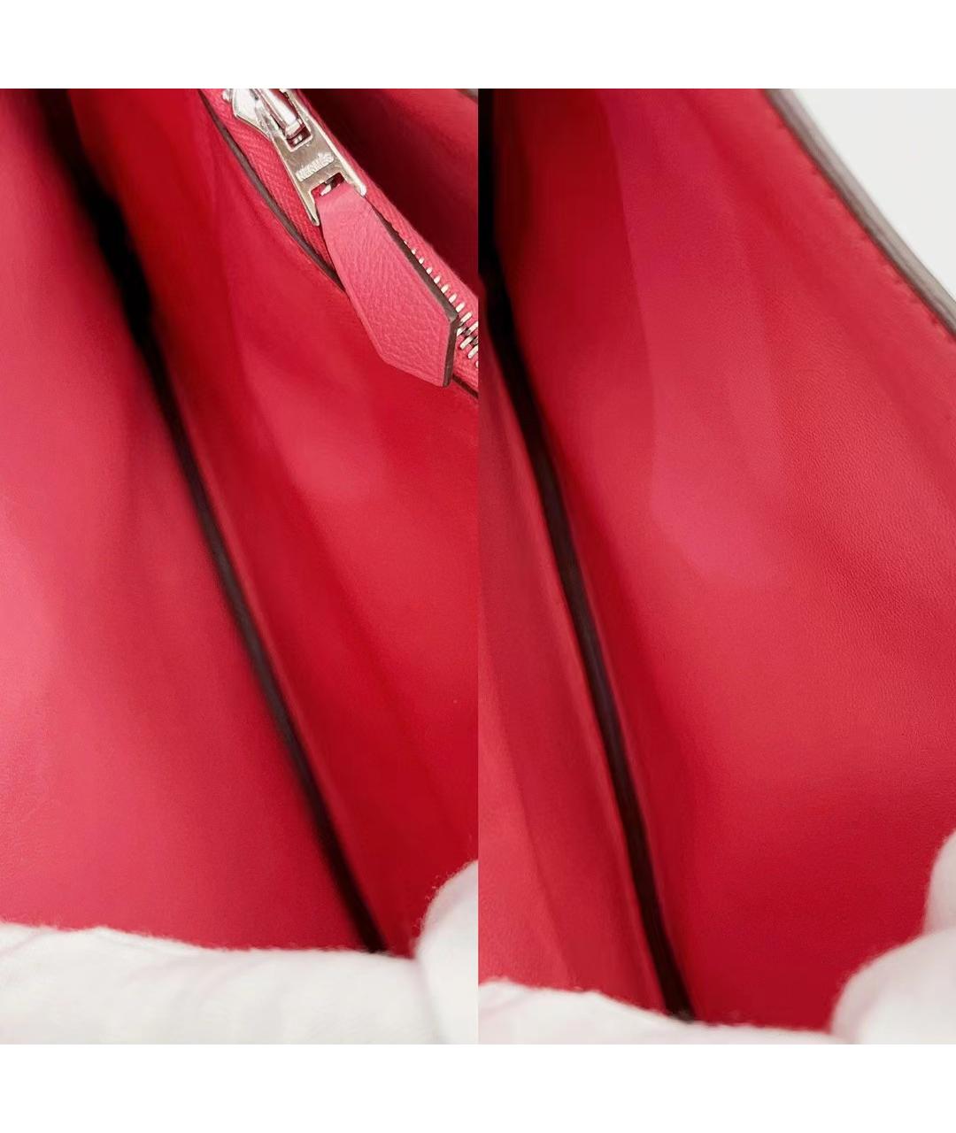 HERMES PRE-OWNED Красная кожаная сумка через плечо, фото 8
