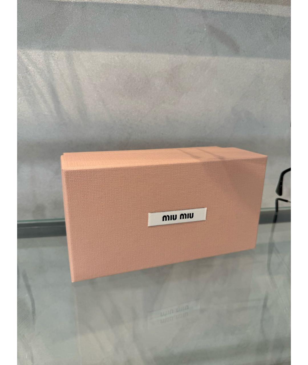 MIU MIU Серые металлические солнцезащитные очки, фото 5