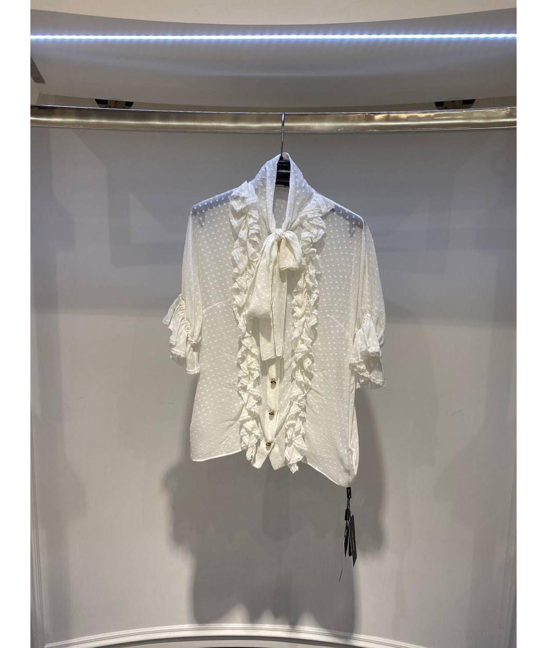 DOLCE&GABBANA Белая блузы, фото 4