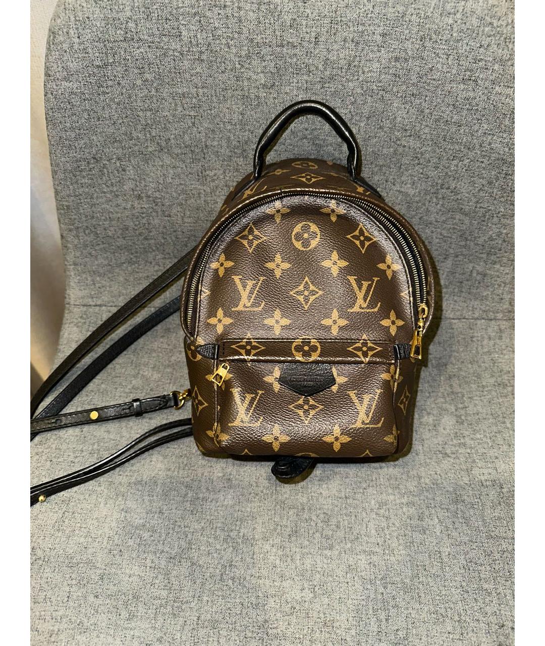 LOUIS VUITTON PRE-OWNED Коричневый рюкзак, фото 2