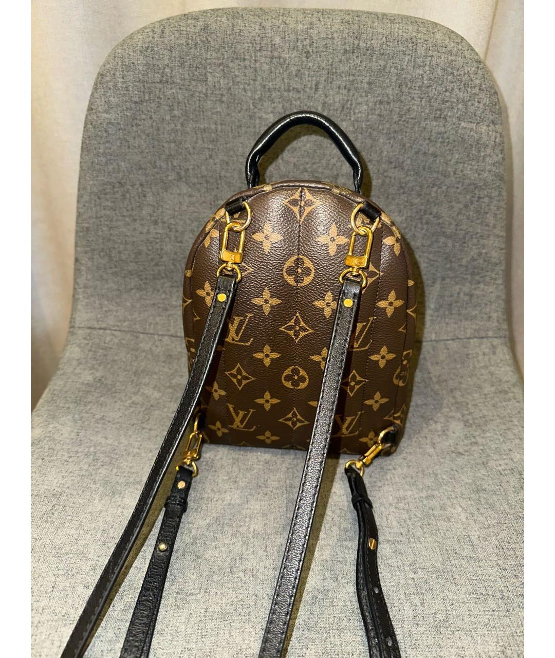 LOUIS VUITTON Коричневый рюкзак, фото 3