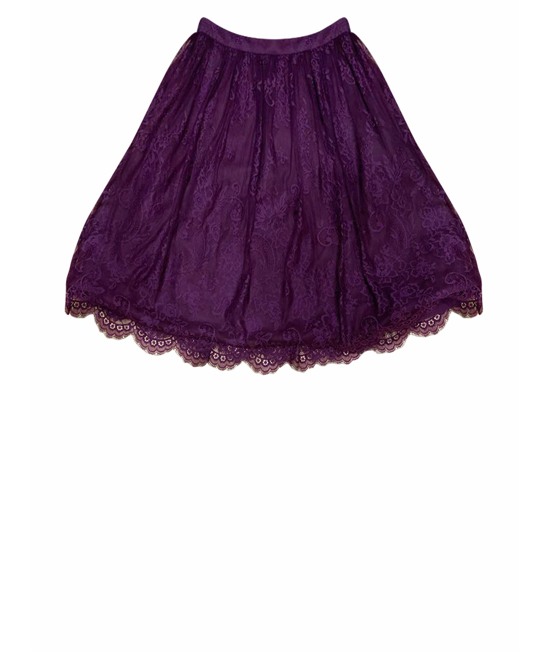 ALICE+OLIVIA Фиолетовая юбка миди, фото 1