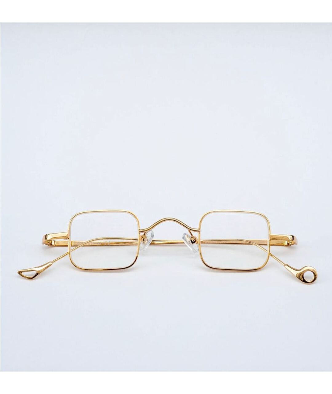 EYEPETIZER Золотые металлические солнцезащитные очки, фото 7