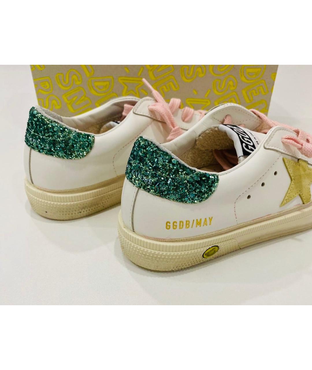 GOLDEN GOOSE DELUXE BRAND Белые кожаные кеды, фото 4