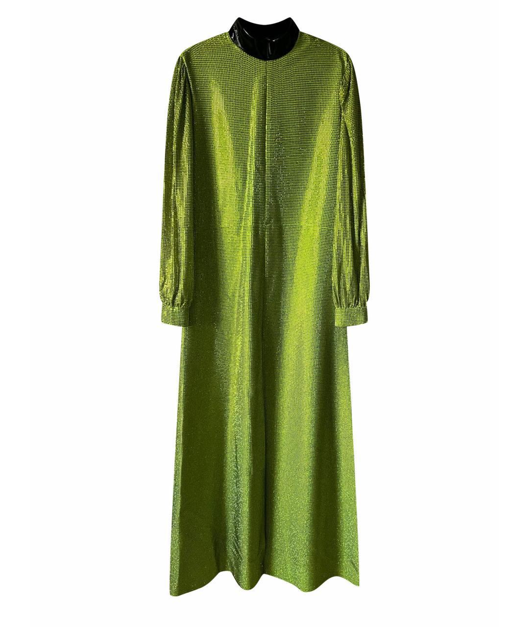GUCCI Зеленые вечернее платье, фото 1