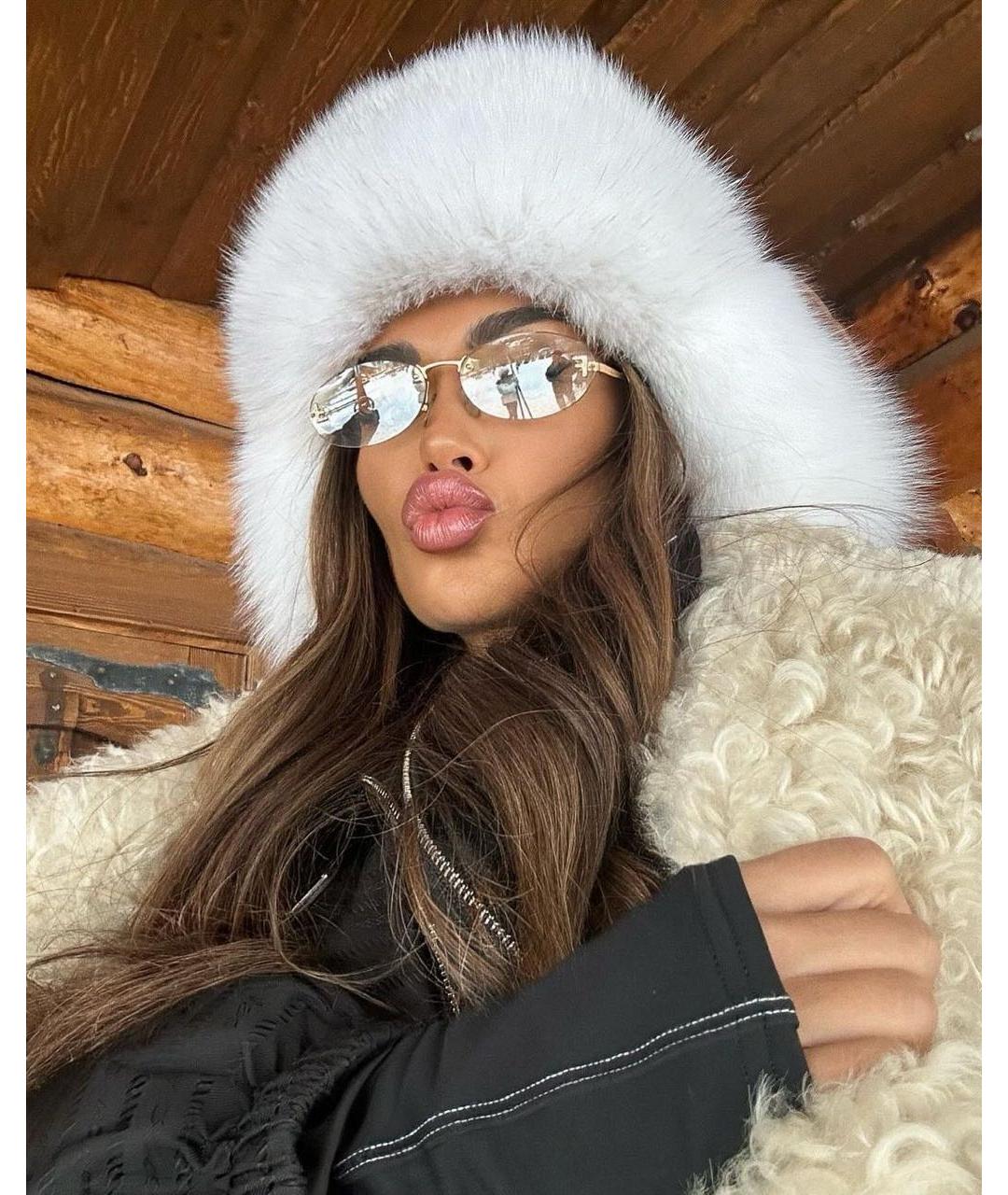 FENDI Розовые солнцезащитные очки, фото 5