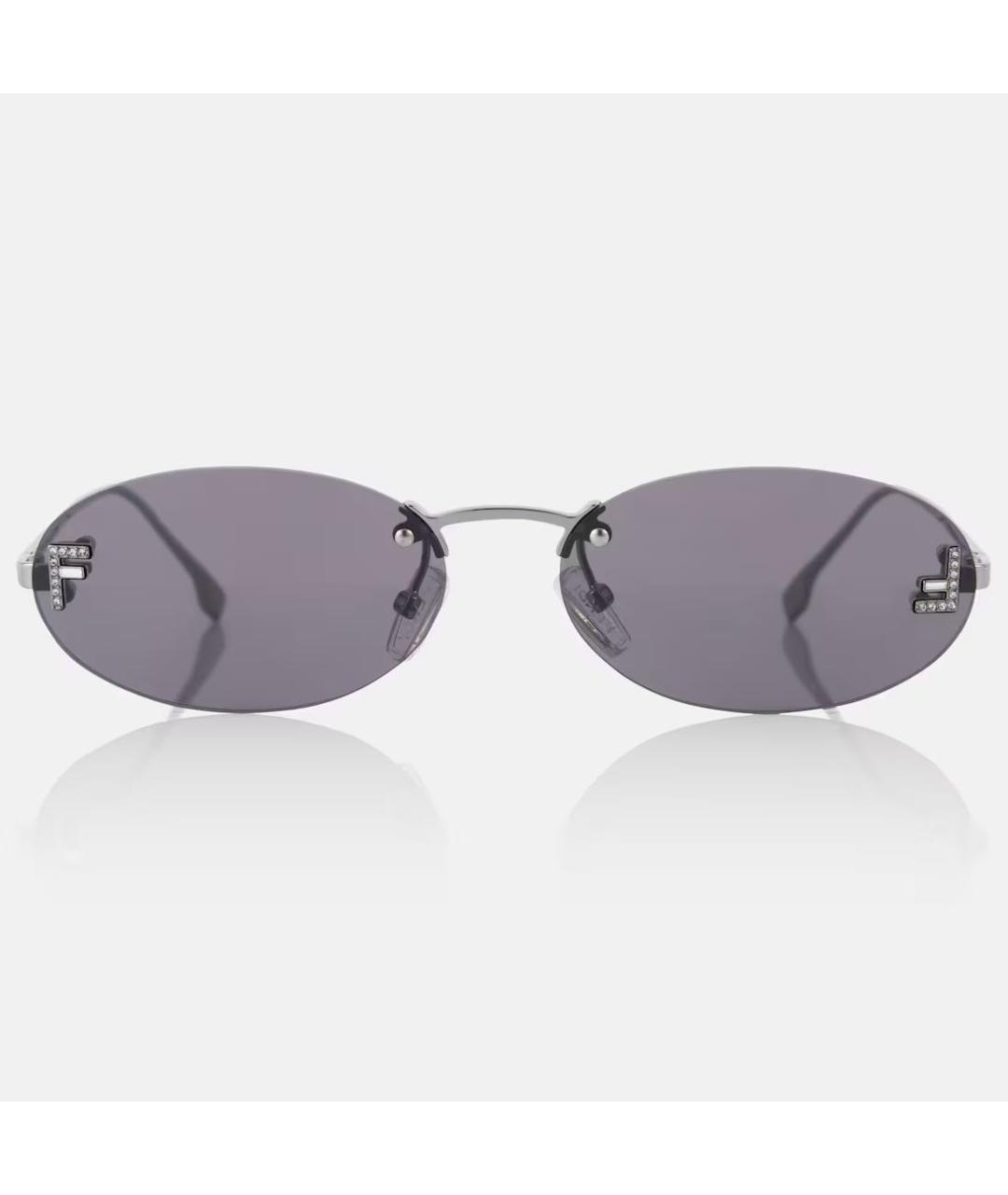 FENDI Фиолетовые солнцезащитные очки, фото 5