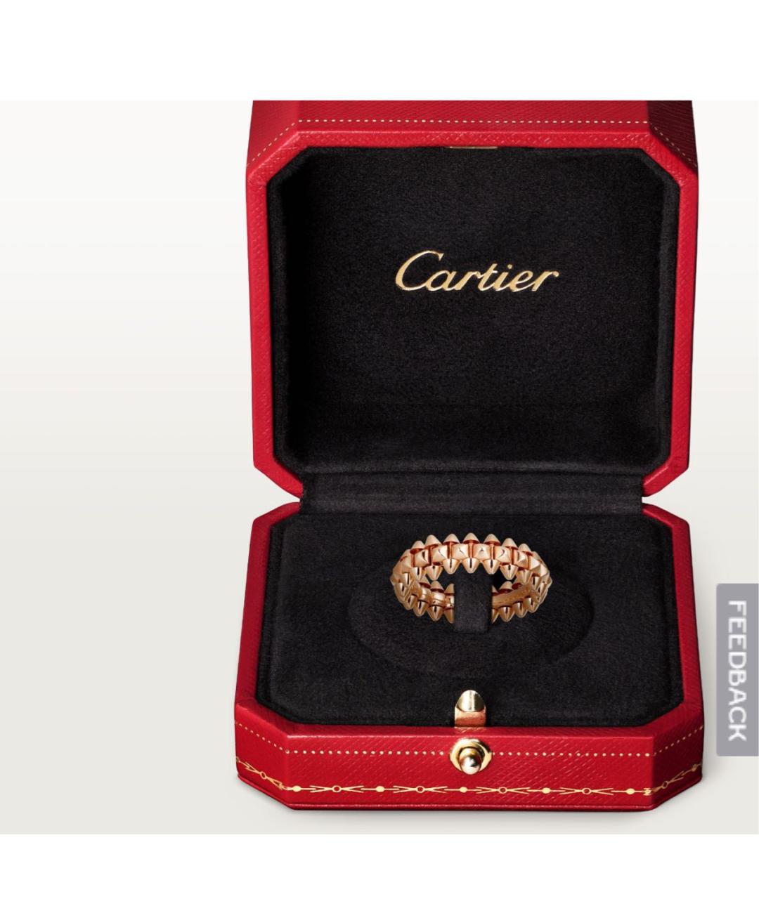 CARTIER Золотое кольцо из розового золота, фото 6