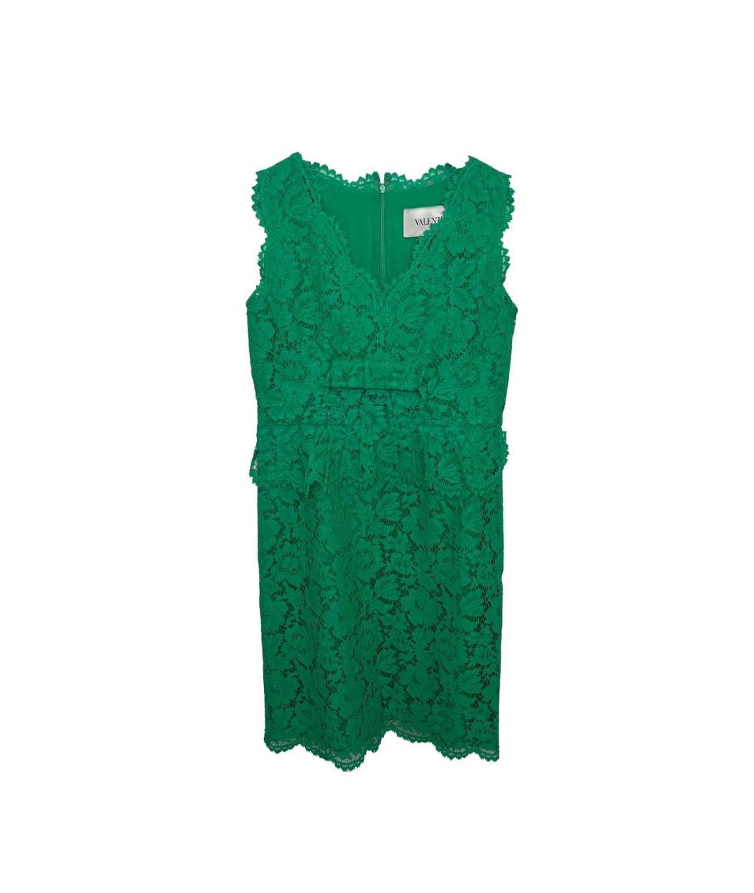 VALENTINO Зеленые коктейльное платье, фото 1