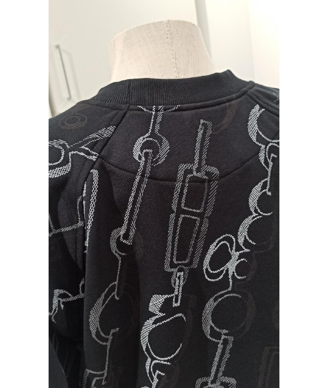 HERMES PRE-OWNED Черный хлопковый джемпер / свитер, фото 5