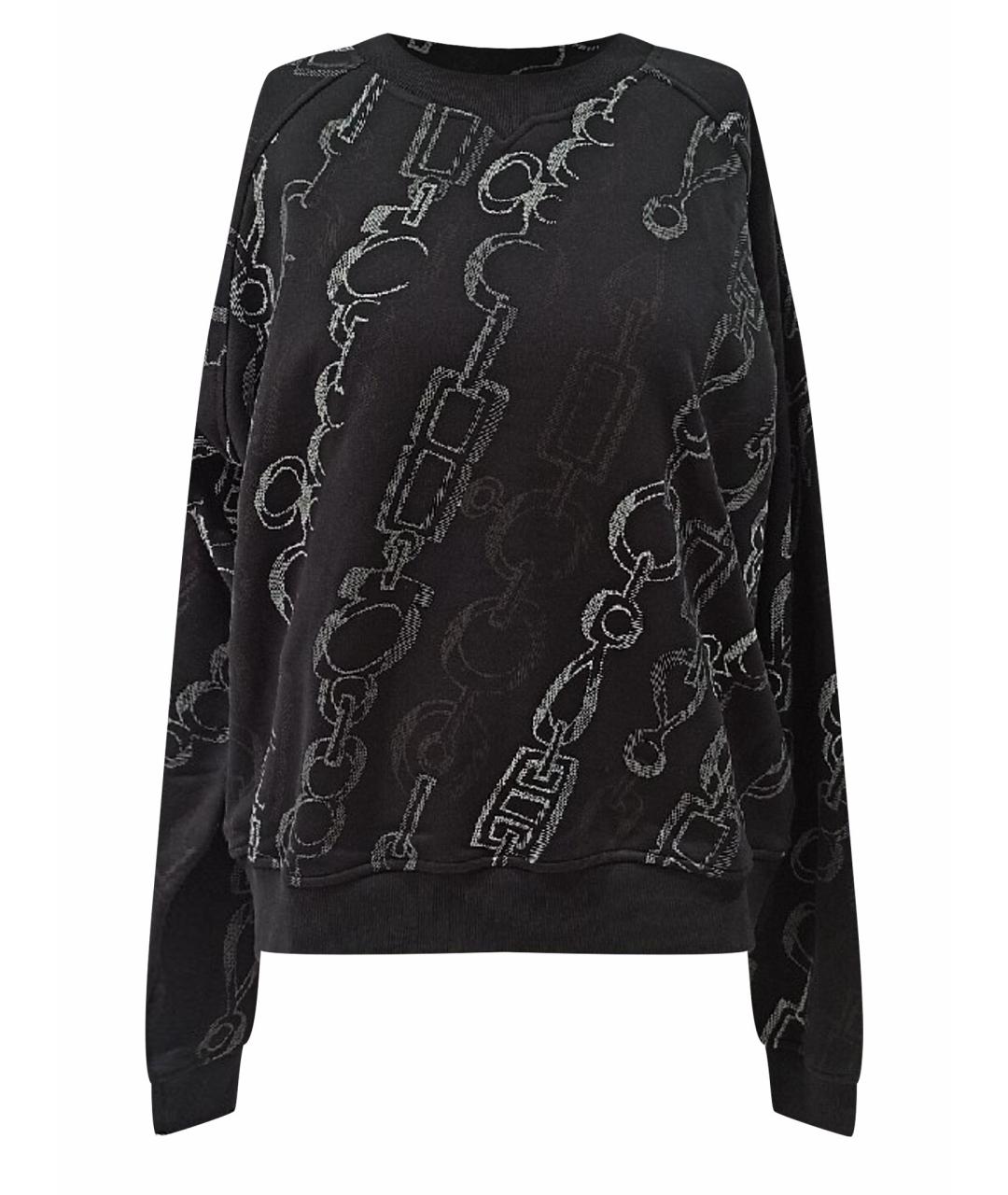 HERMES PRE-OWNED Черный хлопковый джемпер / свитер, фото 1