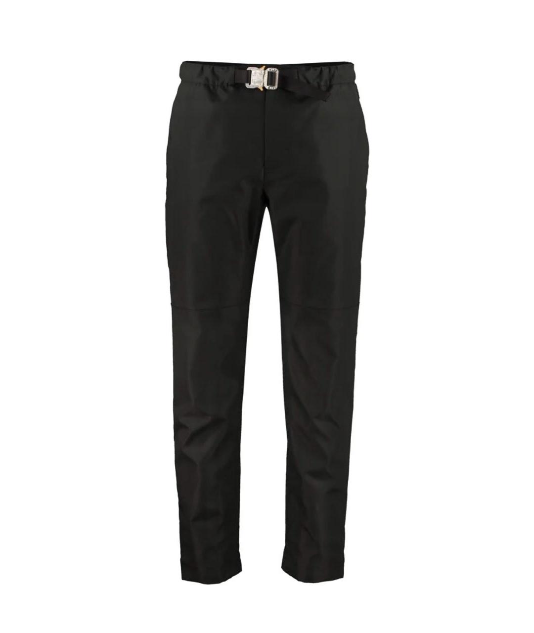 MONCLER Черные полиэстеровые спортивные брюки и шорты, фото 1