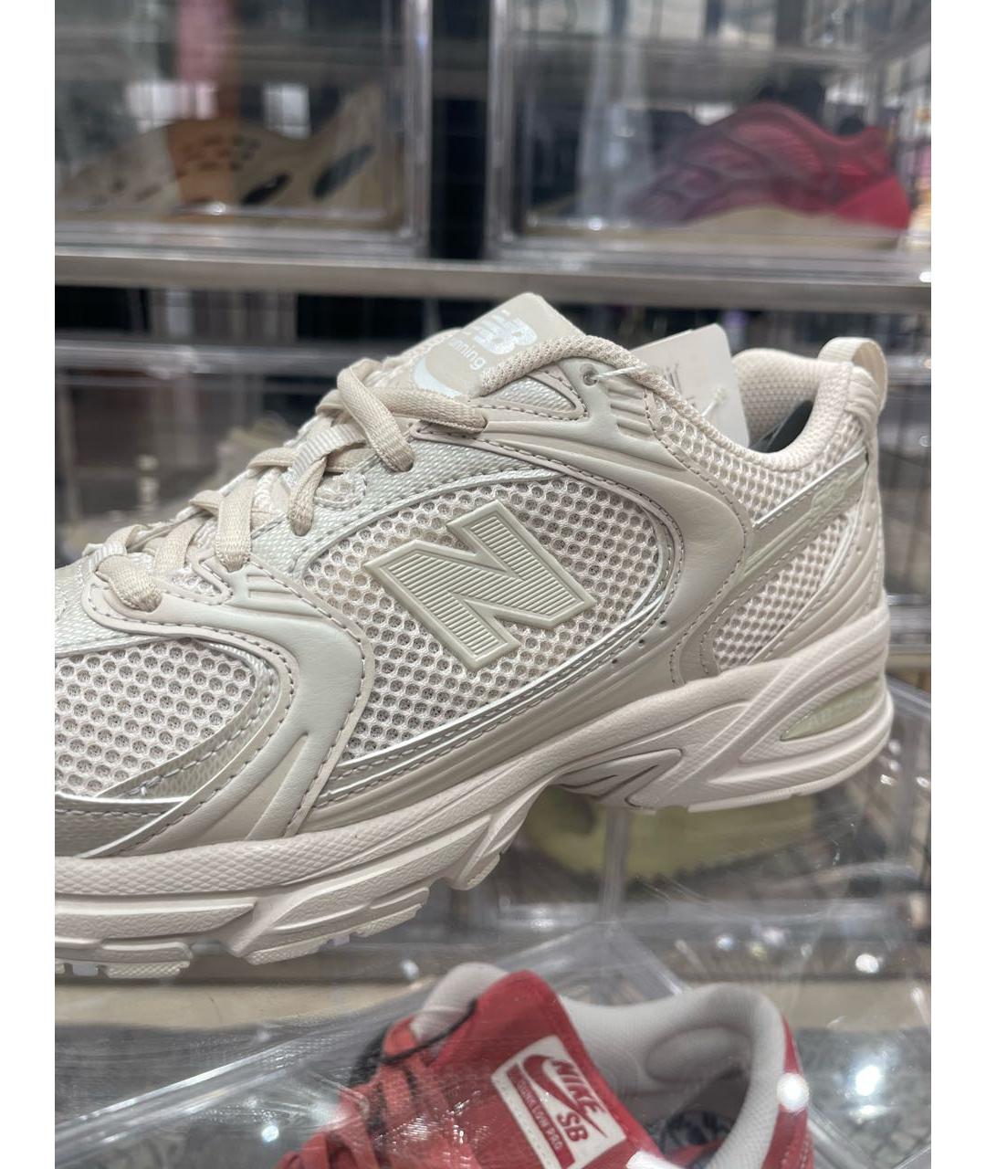 NEW BALANCE Белые текстильные кроссовки, фото 8