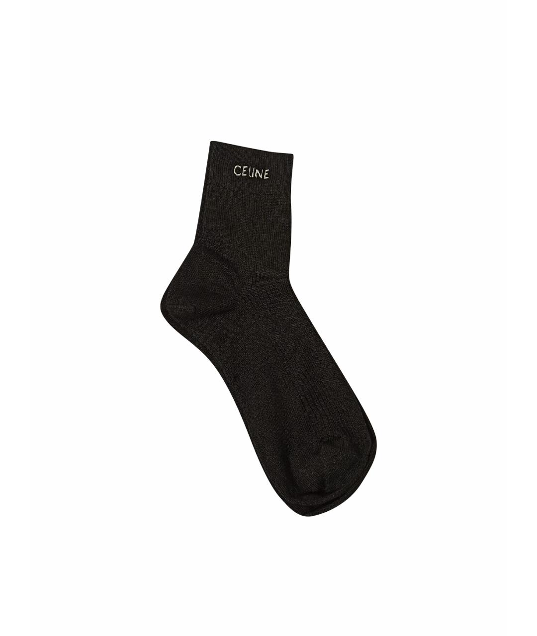 CELINE Черные носки, чулки и колготы, фото 1