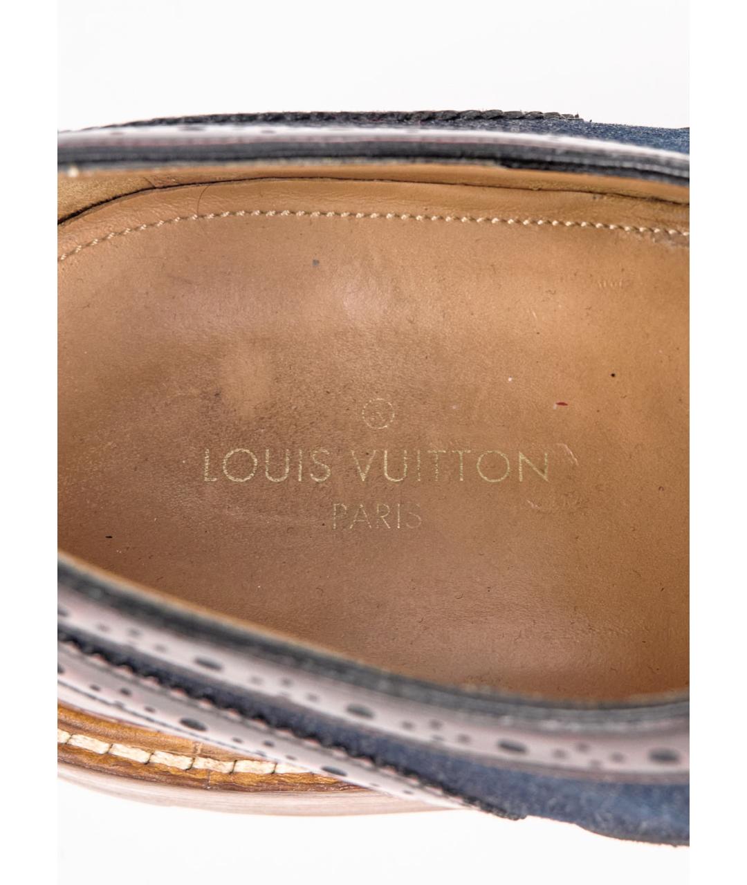 LOUIS VUITTON PRE-OWNED Кожаные низкие ботинки, фото 5