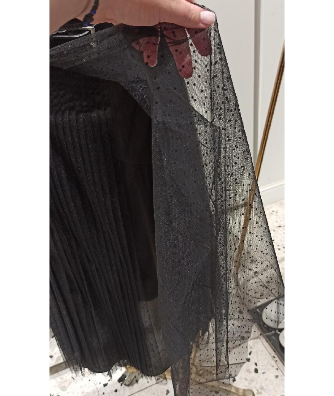 CHRISTIAN DIOR Черная юбка миди, фото 6