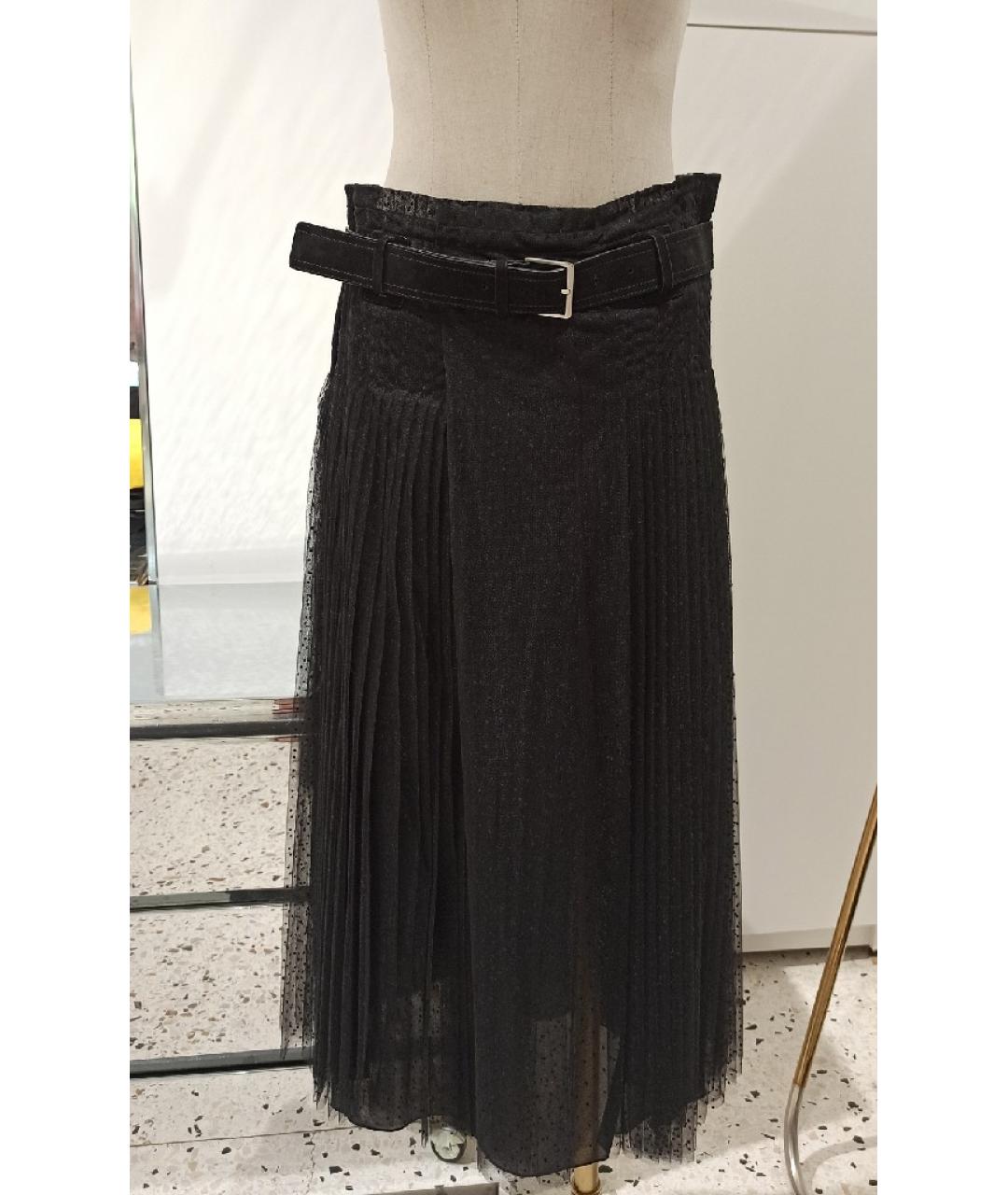 CHRISTIAN DIOR Черная юбка миди, фото 9