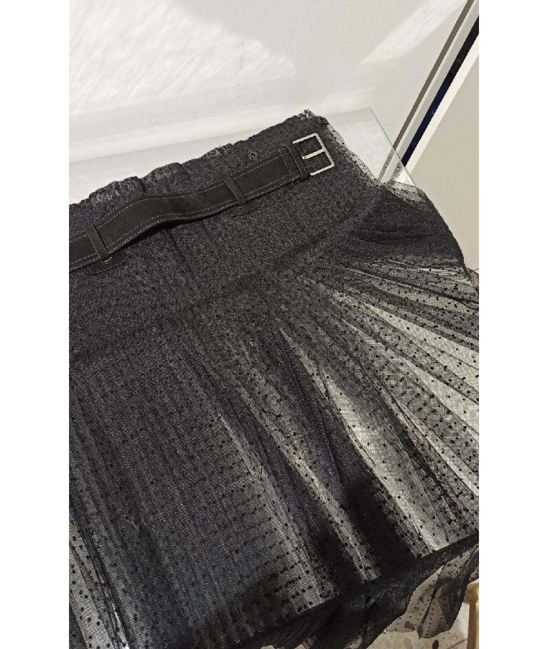CHRISTIAN DIOR Черная юбка миди, фото 5