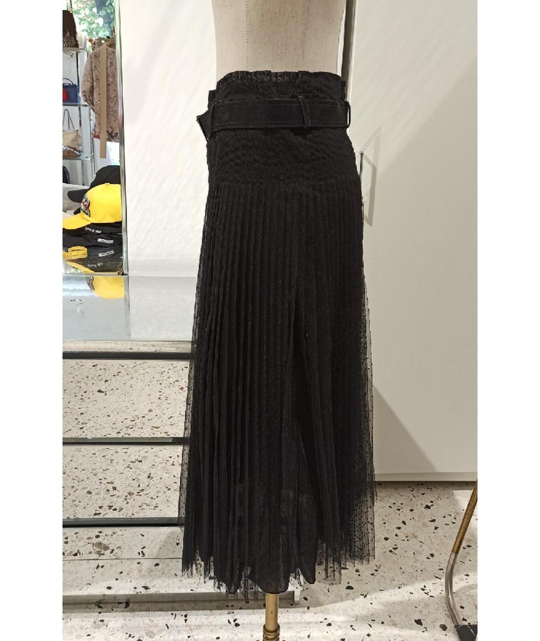 CHRISTIAN DIOR Черная юбка миди, фото 2